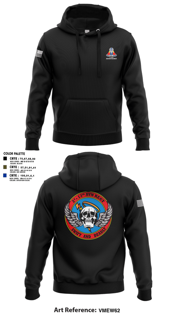 Hoodie, A Co, 2-13th Aviation Regiment, , Teamtime, Team time, sublimation, custom sports apparel, team uniforms, spirit wear, spiritwear, sports uniforms, custom shirts, team store, custom team store, fundraiser sports, apparel fundraiser