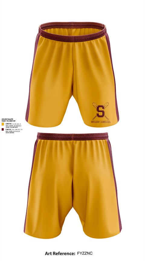 Athletic Shorts With Pockets, Sparks Railroaders, Baseball, Teamtime, Team time, sublimation, custom sports apparel, team uniforms, spirit wear, spiritwear, sports uniforms, custom shirts, team store, custom team store, fundraiser sports, apparel fundraiser