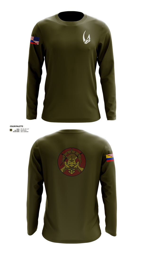 Long Sleeve Performance Shirt, 837 TRS Rhinos, Air Force, Teamtime, Team time, sublimation, custom sports apparel, team uniforms, spirit wear, spiritwear, sports uniforms, custom shirts, team store, custom team store, fundraiser sports, apparel fundraiser