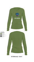 Blue Panthers 97909853 Women's Long Sleeve V-neck Shirt - 42
