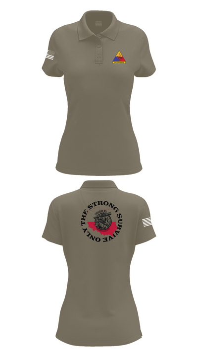 261st BSC CAVEMAN PLT 28746409 Women's Short Sleeve Performance Polo  - 75