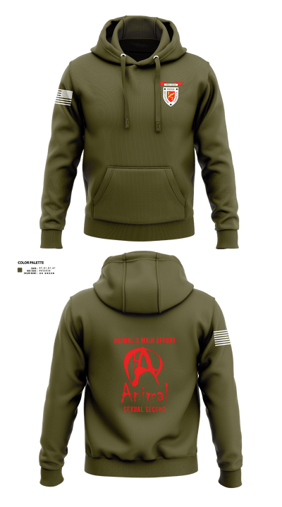 1/7 animal 19905482 Hoodie - 2
