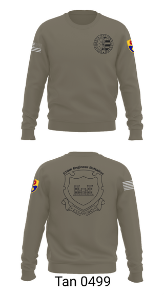 Crew Neck Sweatshirt, 132d MRBC, 579th EN BN, 49th MP DIV, , Teamtime, Team time, sublimation, custom sports apparel, team uniforms, spirit wear, spiritwear, sports uniforms, custom shirts, team store, custom team store, fundraiser sports, apparel fundraiser
