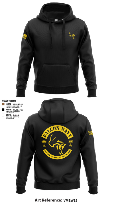 Falcon Navy 41884136 Hoodie - 4