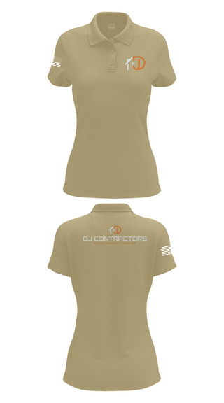 Womens Short Sleeve Performance Polo, DJ CONTRACTORS, , Teamtime, Team time, sublimation, custom sports apparel, team uniforms, spirit wear, spiritwear, sports uniforms, custom shirts, team store, custom team store, fundraiser sports, apparel fundraiser