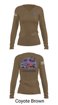 1-228 HHC Phantoms 17599849 Women's Long Sleeve V-neck Shirt - 17