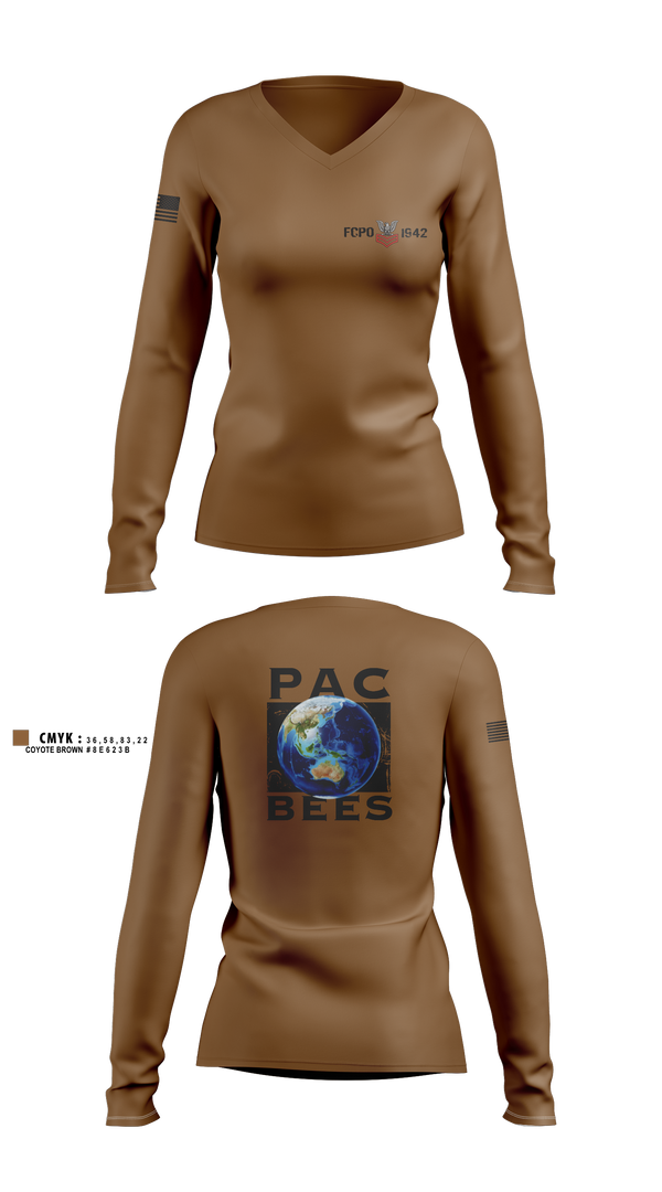 Womens Long Sleeve Vneck Shirt, NMCB 4, Navy, Teamtime, Team time, sublimation, custom sports apparel, team uniforms, spirit wear, spiritwear, sports uniforms, custom shirts, team store, custom team store, fundraiser sports, apparel fundraiser
