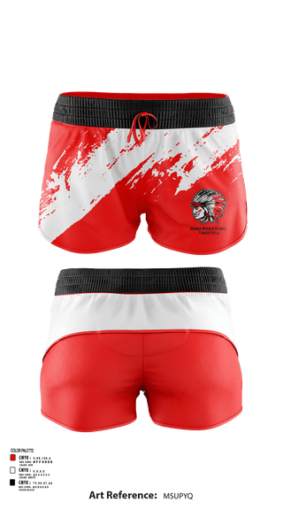Track Shorts, Howar Middle School Track & Field, Track & Field, Teamtime, Team time, sublimation, custom sports apparel, team uniforms, spirit wear, spiritwear, sports uniforms, custom shirts, team store, custom team store, fundraiser sports, apparel fundraiser