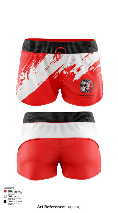 Howar Middle School Track & Field 69714419 Track Shorts - 52