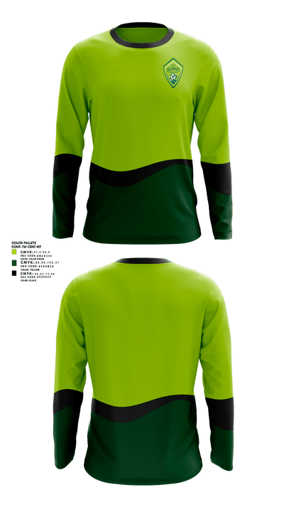 AFC Colorado Dragons 48470583 Long Sleeve Performance Shirt 2