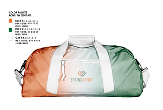 Duffle Bag, SpringSpirit, Spirit Store, Teamtime, Team time, sublimation, custom sports apparel, team uniforms, spirit wear, spiritwear, sports uniforms, custom shirts, team store, custom team store, fundraiser sports, apparel fundraiser