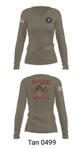 1SFG(A), 3rd BN, BSC 1945772 Women's Long Sleeve V-neck Shirt - 77