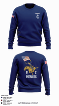B2 Patriots no C flag Crew Neck Sweatshirt - 1