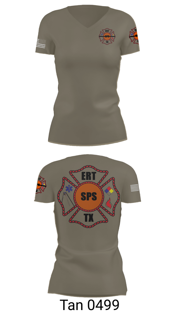 Womens Short Sleeve Vneck Shirt, Plant X ERT, , Teamtime, Team time, sublimation, custom sports apparel, team uniforms, spirit wear, spiritwear, sports uniforms, custom shirts, team store, custom team store, fundraiser sports, apparel fundraiser