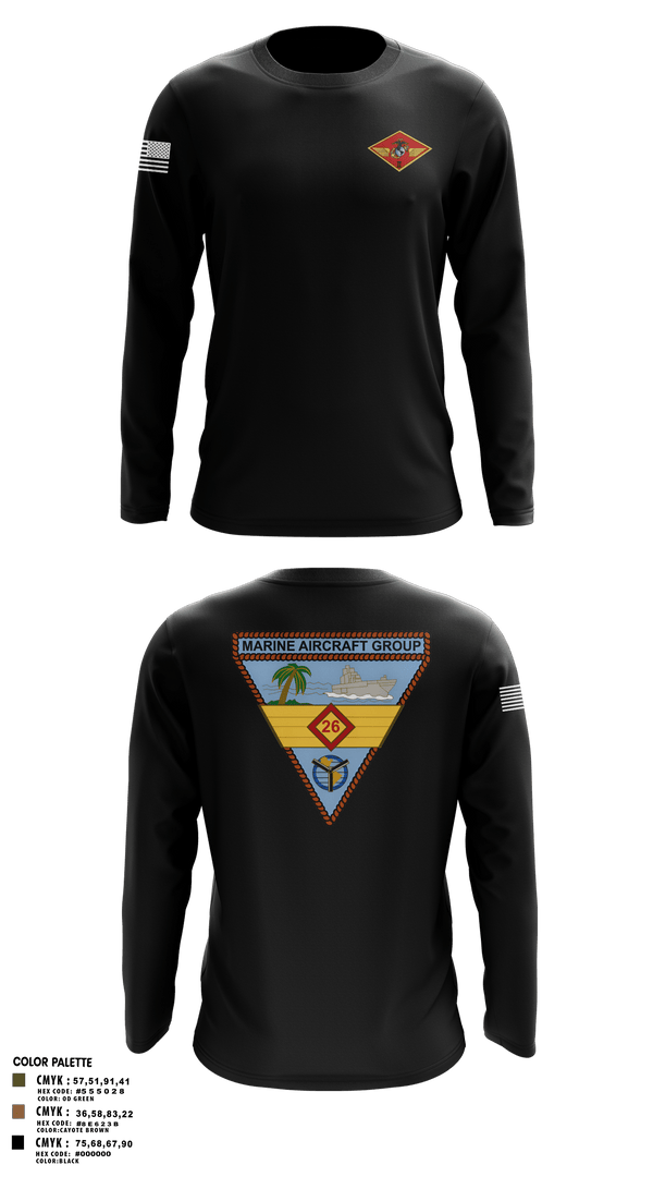 Long Sleeve Performance Shirt, 2nd MAW, , Teamtime, Team time, sublimation, custom sports apparel, team uniforms, spirit wear, spiritwear, sports uniforms, custom shirts, team store, custom team store, fundraiser sports, apparel fundraiser