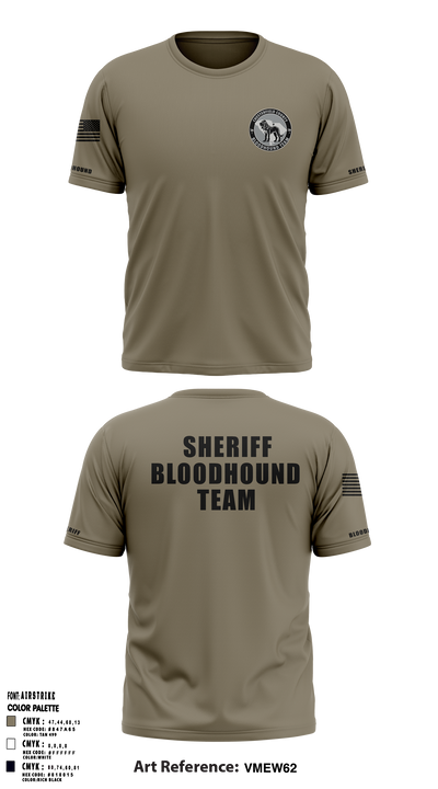 Chesterfield County Sheriff Office 72632097 Short Sleeve Performance Shirt - 1