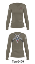 Special Boat Team 22 73434098 Women's Long Sleeve V-neck Shirt - 73