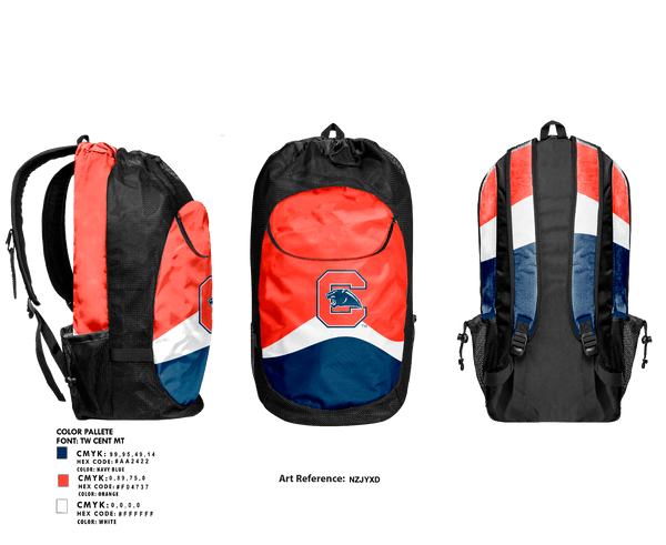 Gear Bag, Chapman High School Track and Field, Track & Field, Teamtime, Team time, sublimation, custom sports apparel, team uniforms, spirit wear, spiritwear, sports uniforms, custom shirts, team store, custom team store, fundraiser sports, apparel fundraiser