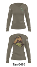 Supply Chain Management 82795963 Women's Long Sleeve V-neck Shirt - 77