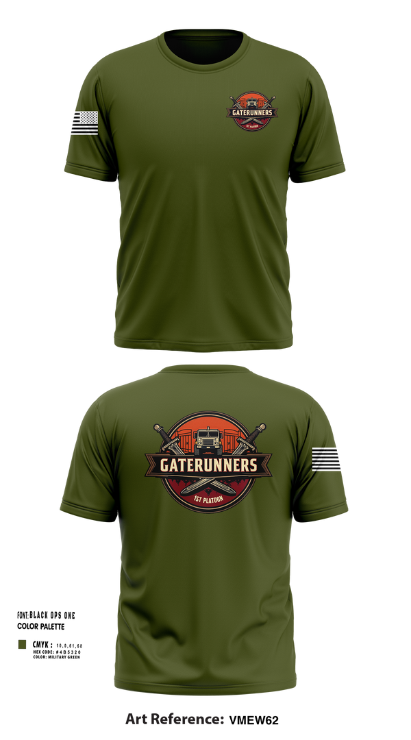 Short Sleeve Performance Shirt, C Co 541st, Army, Teamtime, Team time, sublimation, custom sports apparel, team uniforms, spirit wear, spiritwear, sports uniforms, custom shirts, team store, custom team store, fundraiser sports, apparel fundraiser