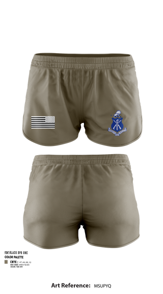 Ranger Panties, Pershing Rifles Troop L-1, , Teamtime, Team time, sublimation, custom sports apparel, team uniforms, spirit wear, spiritwear, sports uniforms, custom shirts, team store, custom team store, fundraiser sports, apparel fundraiser