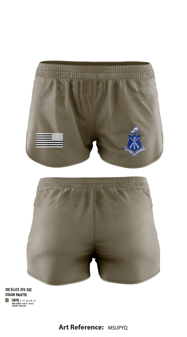 Ranger Panties, Pershing Rifles Troop L-1, , Teamtime, Team time, sublimation, custom sports apparel, team uniforms, spirit wear, spiritwear, sports uniforms, custom shirts, team store, custom team store, fundraiser sports, apparel fundraiser