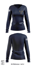 S.A.S.Security 27590738 Women's Long Sleeve V-neck Shirt - 51 (2)