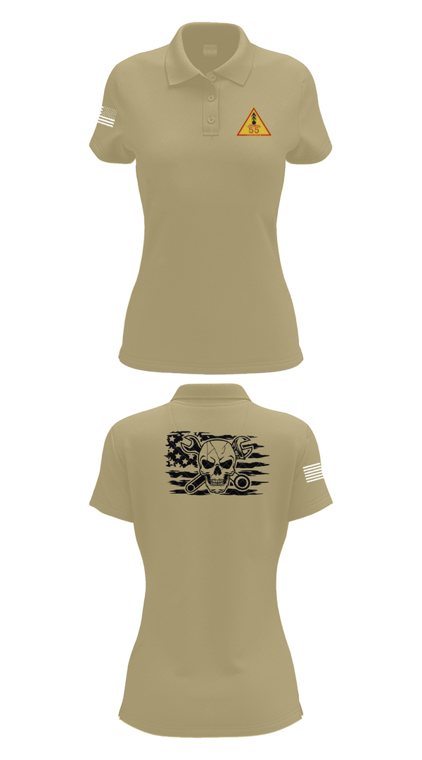 Womens Short Sleeve Performance Polo, FOX 2-55ADA, , Teamtime, Team time, sublimation, custom sports apparel, team uniforms, spirit wear, spiritwear, sports uniforms, custom shirts, team store, custom team store, fundraiser sports, apparel fundraiser