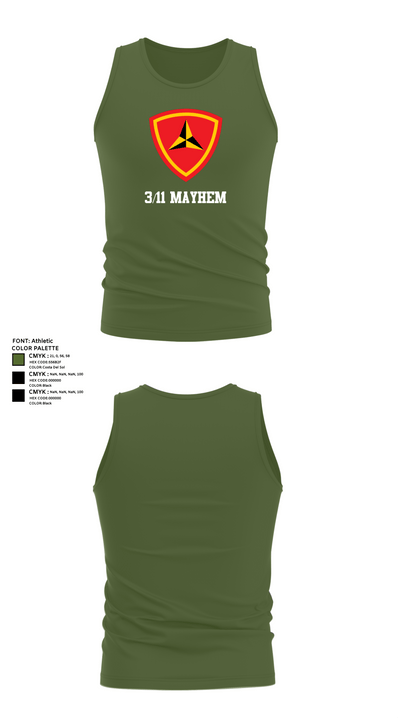 3/11 Mayhem 49305412 Tank Top - 59