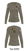 MWSS-172 96924290 Women's Long Sleeve V-neck Shirt - 73