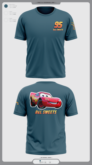 Short Sleeve Performance Shirt, R&L Sweets, Track & Field, Teamtime, Team time, sublimation, custom sports apparel, team uniforms, spirit wear, spiritwear, sports uniforms, custom shirts, team store, custom team store, fundraiser sports, apparel fundraiser