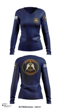 Station 12 TRT 63854404 Women's Long Sleeve V-neck Shirt - 110