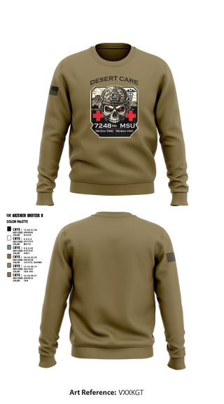 Crew Neck Sweatshirt, 7248th MSU, , Teamtime, Team time, sublimation, custom sports apparel, team uniforms, spirit wear, spiritwear, sports uniforms, custom shirts, team store, custom team store, fundraiser sports, apparel fundraiser