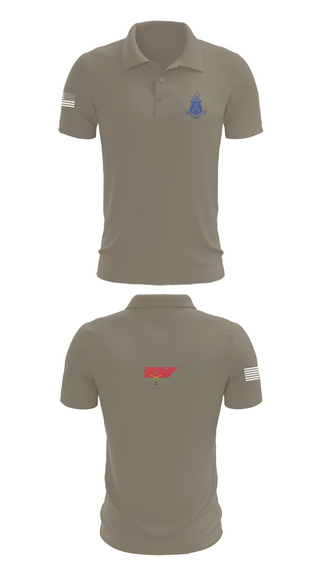 Short Sleeve Performance Polo, Pershing Rifles Troop L-1, , Teamtime, Team time, sublimation, custom sports apparel, team uniforms, spirit wear, spiritwear, sports uniforms, custom shirts, team store, custom team store, fundraiser sports, apparel fundraiser