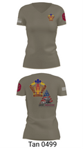 USA MEDDAC KAHC 77066596 Women's Short Sleeve V-neck Shirt - 68