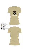 MCAGCC COMMSTRAT 43565701 Women's Short Sleeve V-neck Shirt - 84