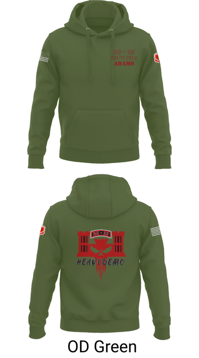 CESD Bravo 35th Engineer Battalion 45351759 Hoodie - 58