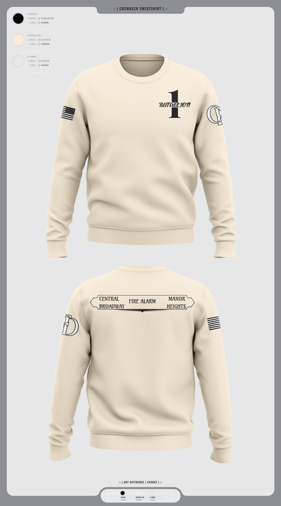 Battalion 1 29533979 Crew Neck Sweatshirt - 2