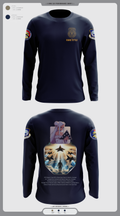 U.S. Air Force Office of Special Investigations Region 3 Base Honor Guard Long Sleeve Performance Shirt 2