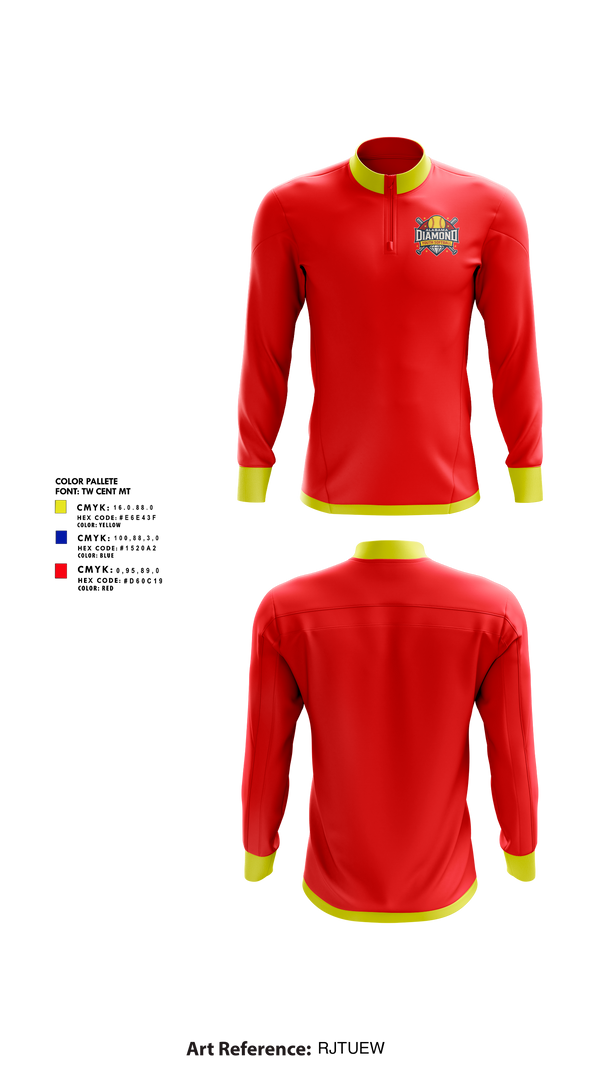Quarter Zip Jacket, Alabama Diamond Youth Softball, Softball, Teamtime, Team time, sublimation, custom sports apparel, team uniforms, spirit wear, spiritwear, sports uniforms, custom shirts, team store, custom team store, fundraiser sports, apparel fundraiser