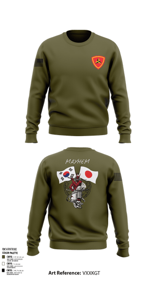 Crew Neck Sweatshirt, 3/11 Mayhem, , Teamtime, Team time, sublimation, custom sports apparel, team uniforms, spirit wear, spiritwear, sports uniforms, custom shirts, team store, custom team store, fundraiser sports, apparel fundraiser