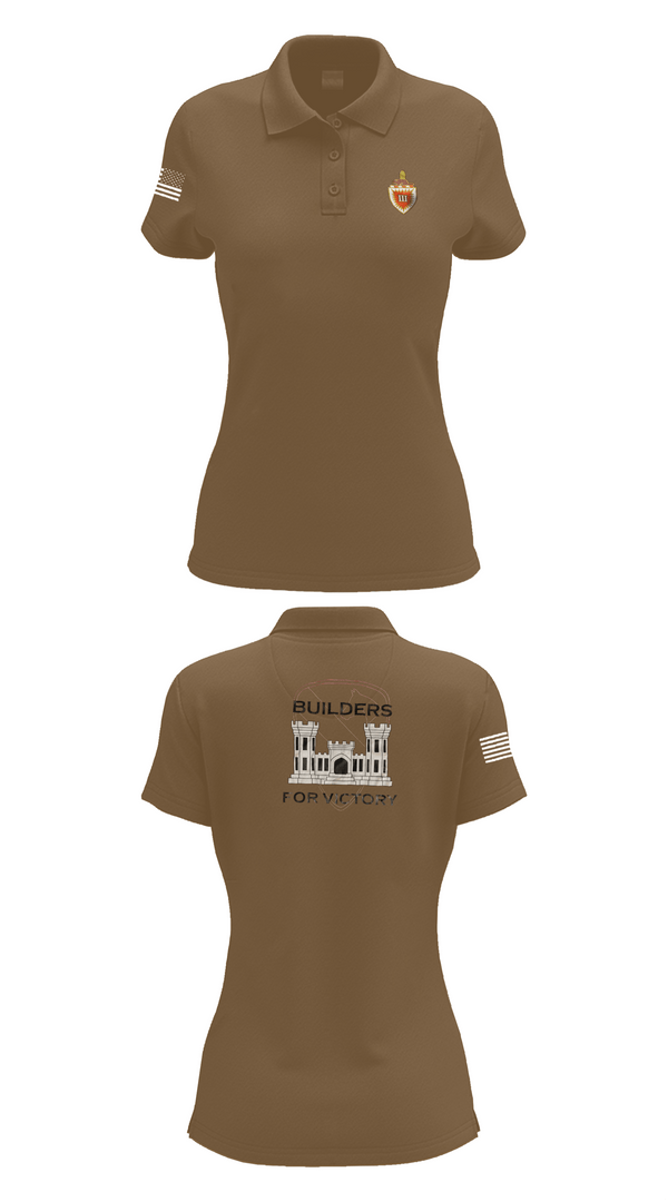 Womens Short Sleeve Performance Polo, 3 EN BN, , Teamtime, Team time, sublimation, custom sports apparel, team uniforms, spirit wear, spiritwear, sports uniforms, custom shirts, team store, custom team store, fundraiser sports, apparel fundraiser