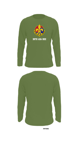 Long Sleeve Performance Shirt, 38th ADA BDE, Army, Teamtime, Team time, sublimation, custom sports apparel, team uniforms, spirit wear, spiritwear, sports uniforms, custom shirts, team store, custom team store, fundraiser sports, apparel fundraiser