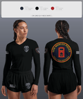 San marcos police - field force 1789471 Women's Long Sleeve V-neck Shirt - 2