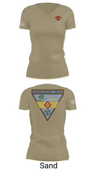 Womens Short Sleeve Vneck Shirt, 2nd MAW, , Teamtime, Team time, sublimation, custom sports apparel, team uniforms, spirit wear, spiritwear, sports uniforms, custom shirts, team store, custom team store, fundraiser sports, apparel fundraiser