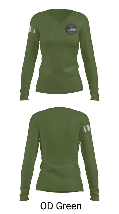 TMO 74383076 Women's Long Sleeve V-neck Shirt - 57
