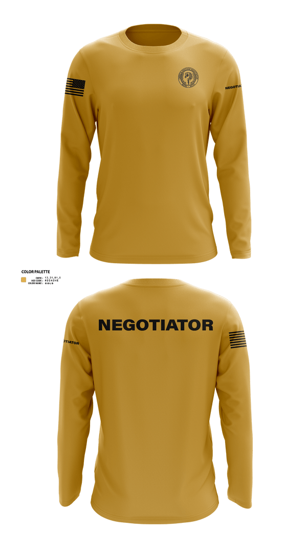 Long Sleeve Performance Shirt, Montgomery County Police CNT, , Teamtime, Team time, sublimation, custom sports apparel, team uniforms, spirit wear, spiritwear, sports uniforms, custom shirts, team store, custom team store, fundraiser sports, apparel fundraiser