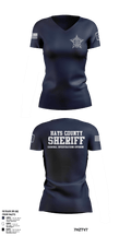 Hays County Sheriff's Office - CID 76464241 Women's Short Sleeve V-neck Shirt - 4 (1)