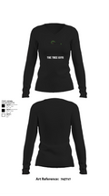 The tree guys 30385128 Women's Long Sleeve V-neck Shirt - 10