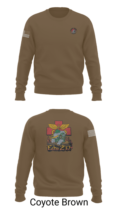 Echo Company 232nd battalion 37509624 Crew Neck Sweatshirt - 5